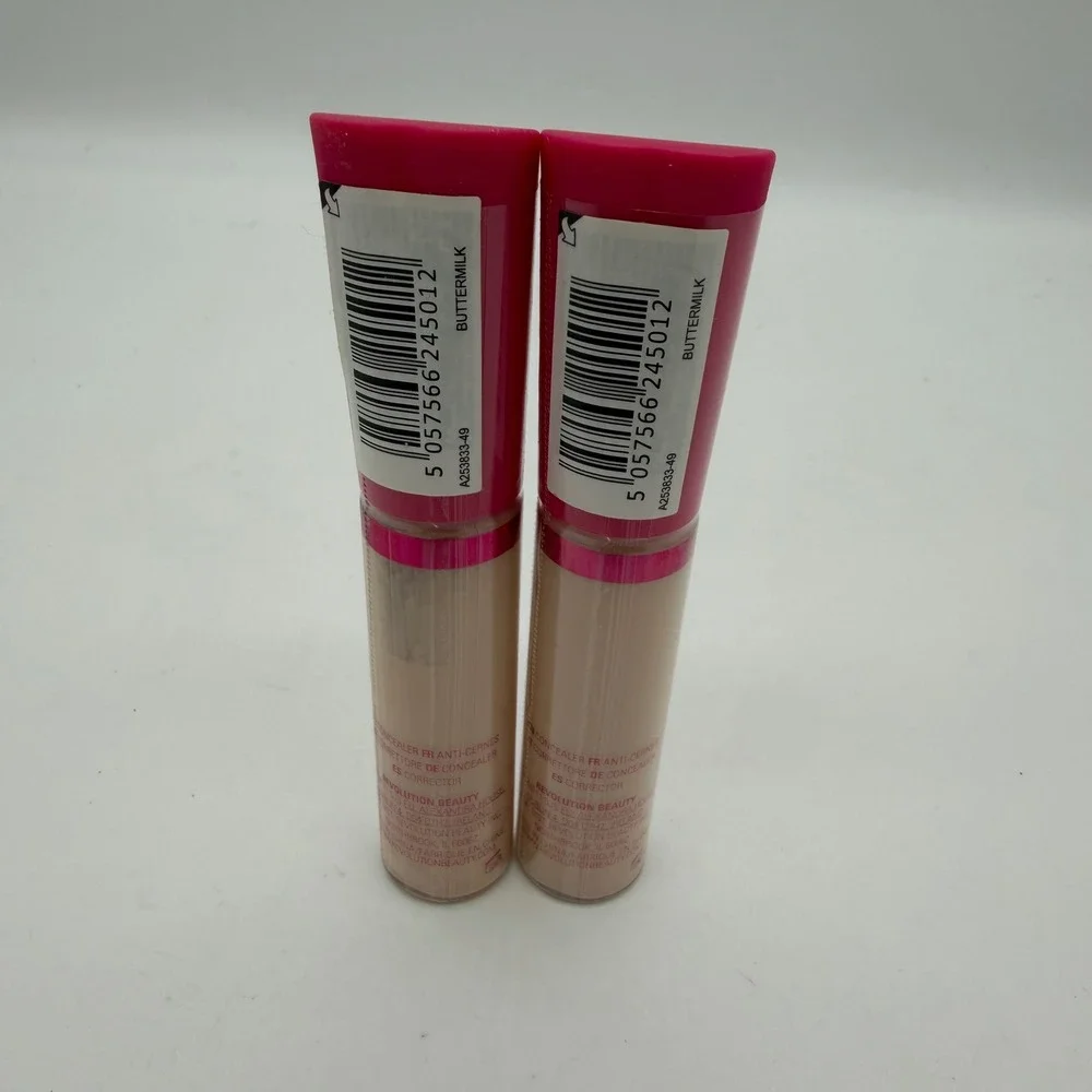I Heart Revolution Heart Breaker Concealer Buttermilk 2 Pack 12ml New Sealed